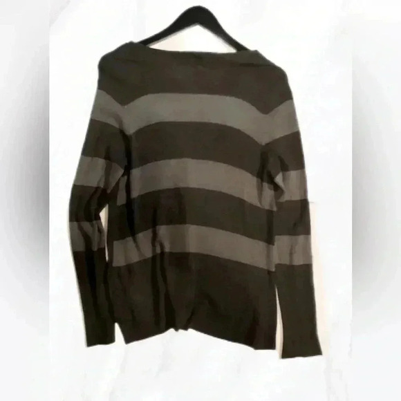 Eileen  fisher two tone grey long sleeve 3 button petite cardigan S - Picture 3 of 5